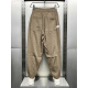 POUM2025 spring and summer new pants for men's thin breathable drooping casual pants straight spring and autumn pleated Harem radish pants JJFS-K275 brown XL