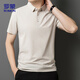 T-shirt Romon T-shirt pour hommes à manches courtes de protection solaire à manches à manches courtes à manches courtes Shirt ZH12357M APPRICOT 4XL