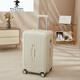 Plover New Trolley Case de 26 pulgadas Superidad Super Capacidad Wheel Universal Internet Malasa de celebridades Mengrosados ​​engrosados ​​de 30 pulgadas Milky White 829 [Rueda de freno de absorción de choque de primavera] 22 pulgadas de 22 pulgadas