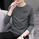 
Woodpecker high-quality long-sleeved T-shirt for men in autumn 2025 new base shirt for men in spring and autumn with ice silk round neck top 9209 carbon ash M Recommended 70-90Jin [Jin equals 0.5 kg]