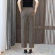 Hosen mittleren Alters und ältere Hose für Frauen 2025 Sommer Mutter Kleid lose Freizeithosen für vielseitige Eisseide hohe Taille Schlähne gerade Hosen 728 Beige 3xl