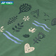
YONEX Yonex Badminton Clothes Men's Short Sleeve T-Shirt YY Quick Dry Sportswear Top 16833CR 16833CR Sports T-Shirt Olive Green L