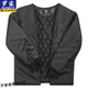 Romon genuine leather leather jacket for men's head layer cowhide stand collar motorcycle jacket for autumn and winter cold resistance and warm middle-aged and elderly people plus cotton loose jacket Black double-length cowhide top removable inner liner 2XL Recommended 120-140Jin [Jin equals 0.5 kg]