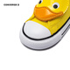 Converse Children's Shoes for Boys and Girls with Velcro Canvas Shoes 2025 Summer New Children's Cute Casual Shoes for Baby Yellow 25 Recommended Foot Length 15.5cm