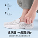 Siete zapatos para hombres de lobo para zapatos de frijoles de vaca nuevos de la capa superior de verano para hombres de negocios para hombres zapatos loafer zapatos de cuero transpirable sin deslizamiento blanco 9926 42