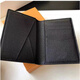 XMSJ2025 Neue M-LV-Männer und Frauen kurzer Brieftasche Mode Taxi-Kartenschlitz kurzklapper Münzen Brieftasche 2-fache Kartenbeutel Schwarzer Farbkartenbeutel mit exquisiter Geschenkbox