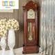 Deutsch importierte Qualität Retro European Style Floor Pendulum Uhr Haushaltsuhr Wohnzimmer BEIxing Bewegung Chinesische mechanische Uhr Old 9922 Beixing Uhrenfarbe 6 Zoll