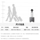 Walker Shop Light Luxury Brand Luggage 2025 New Small Boarding Suitcase Trolley Case 18-inch Lightweight Aluminum Frame Travel Case Temperament Gray 18-inch