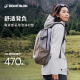 迪卡侬双肩背包NH100书包学生城市轻户外徒步登山旅行出差通勤踏青春游 牛油果色-20L