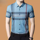 GY goldlion Jinlilai mulberry silk short-sleeved shirt men's summer new plaid casual no-iron high-end shirt men's inch shirt 9856 green S 165/80A suggested 100-120Jin [Jin equals 0.5 kg]