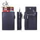 Casa-kups portefeuille en cuir authentique Nouveau sac de carte carte carte Boîte de cartes anti-Theff Brush Men and Women Ultra-Thin Id sac métal grande capacité apparaît automatiquement