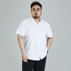 Ayou Fat Summer Loman большой размер рубашка рубашка льда Elastic Loak Business Casual Rilling Runte Men Men Men