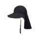 DAIWA 25 spring and summer DC-9125CS sun visor fisherman hat long brim neck protection fishing hat sun hat black one size