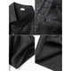Hua Jiuqing Style chinois Cloud parfum Cloud sao chemise Men Cloud Pustrant SAO Shirt Men Summer Silk Mulberry Mulberry Silk Top Abel Merchant Black Costume (avec 9226 pantalons de ceinture) 4xl recommandé 175-185Jin [Jin est égal à 0,5 kg]
