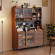 Kao solid wood sideboard against the wall integrated multifunctional living room simple wine cabinet storage cabinet 908#140*40*173cm