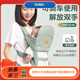Beiyinfang Neugeborenes Babyband Baby Horizontal vorne Umarmstil Einfacher multifunktionales leichte Baby Holding Artefakt Freie Hände Minze Grün* Netzstil