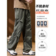 森马（Semir）春秋新款美式高街机能工装冲锋裤男户外运动青年直筒裤子 9855黑色 常规 M