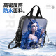 
Chengliu super hot movie Nezha: The Devil Child's Sea Multi-functional Tutoring Bags from Grade 1, 2, 3, 4 to Grade 6 peripheral art bags Aunt Ao Run Children's Tote Bag File Bags Double D15688 Large Capacity Canvas Tutoring Bags Waterproof and Not Fading