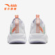 ANTA Children's Sandals Girls' Shoes 2025 Summer New Overbearing Frame Shoes Sports Shoes Baotou Beach Sandals Girls White/Yangxu Purple-6 33