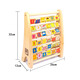 Hape [Offizieller Direktverkauf] Alphabetische Abacus Abacus 3-6-jährige Kinderspielzeug 100 Tabletten für Babys, Jungen und Mädchen, die früh alphabetische Abakus unterrichten