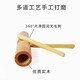 Yuan clan double-knob instrument Orff percussion log barrel drum stick children early education bangzi kindergarten frog croaker tube wooden groove-free double-knob [Good drum stick] Smooth, no burrs/crunchy sound
