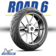 米其林Road6 全天候防滑半热熔摩托车轮胎 150/180/190/55 zr17 Road6：14070zr17