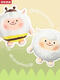 Zkhe Egg Party Biene Dongdong Dongdong Puppe Original Hautlammschoolbag wird innerhalb von 3524 Stunden geschickt