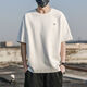 Gtyuwvg Amerikaner Trend Japanisch und Korean neues T-Shirt mit kurzer Ärmeln für Männer und Frauen gedrucktes Muster halbärmelig loses Casual T-Shirt für Männer und Frauen grau 1365 XL