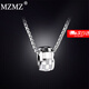 MZMZ platinum necklace men's pt950 platinum small waist high-end necklace fashion pendant birthday gift for boyfriend light luxury style - small waist necklace (about 55cm long)