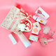 Full of heart graduation gifts for girls to give to teachers practical party members souvenirs customized gifts insulated water cup souvenir gift box Set 2: tote bag + thermos cup + capsule umbrella + mugwort hammer + dry flowers