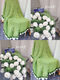 
Shantou Lincun Rose Blanket Finished Rose Bouquet Blanket Cover Blanket Blanket Wool Crochet Material Pack Hand-woven (A761) Large 110cm [Beige + Blue Lily of the Blue