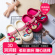 Disney Disney children's hole shoes slippers cartoon non-slip soft outside wearing bag-toe sandals pink strawberry bear 17