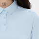 KOLON SPORT/可隆SECO POLO衫 女子吸湿速干T恤防晒UPF50+抗菌短袖 LKPT5MT826-LB 浅蓝色 2XL 180/100A