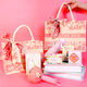 Full of heart graduation gifts for girls to give to teachers practical party members souvenirs customized gifts insulated water cup souvenir gift box Set 2: tote bag + thermos cup + capsule umbrella + mugwort hammer + dry flowers