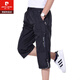 Pierre Cardin Sports Cropped Hosen Männer Sommer Lose Net Plus Size Basketball Fünf-Punkte-Shorts Herren-überkneeger Schnellrocknen Hose 9923 Dark Orchid 2xl
