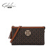 Satchi [Nouveau produit] sac pour femmes PVC Presbyterian Bag Fashion Commuter à une épaule Cossbody Bag cadeau à ma femme 618 Brown / Yellow-Brown