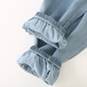 Snoopy (Snoopy) Ropa para niños niños y niñas Jeans Mosquitos repelentes pantalones adolescentes Biros de color azul oscuro Azul Azul 120 120