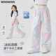 MOUNKIDS GIRLES Pantalones de verano de patrón de verano