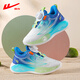 
Huili girls' sneakers spring and summer children's shoes casual mesh breathable boys' running shoes 1381 blue and green 37