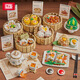 
LOZ1266 Cantonese morning tea dessert food model building block reward three-dimensional puzzle children's simulation toy gifts 1391 food platter regular