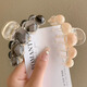 Temperament Gradient Planet Hair Clip Women's Back Head Hair Clip Medium Hair Volume Small Shark Clip Hair Clip Hair Accessories Gray Smudged Clip 8cm