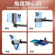 Temeik Top Shot Stand Desktop Top Shot Special Live Broadcast Photo Stativaufnahme Video Food Artefact Selfie Stick Kalligraphie Unboxing Top Shot Support Ständer Füllung Leuchte Clip Desktop Modell [Universal Rotation Shot ohne Licht] + Rekorder