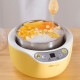 Máquina de yogurt de oso, máquina de vino de arroz completamente automática, máquina de fermentación de yogurt, taza de 4 puntos de cerámica, taza de 4 puntos de cerámica, SNJ-B10K1 amarillo
