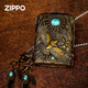 
ZIPPO lighter official genuine treasure, heavy armor, sun eagle windproof kerosene lighter, give boyfriend gift, sun eagle [stand-alone oil-free] DY9902TJ