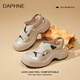 DAPHNE Daphne thick-soled hole shoes for women in summer wear 2025 new small casual beach sandals and half slippers