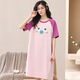 Lexi Beiluo cotton short-sleeved nightgown ladies summer home furnishing Developer cartoon set H702 180 170(XL)