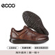 ECCO business casual shoes for men, breathable low-top cowhide shoes, Yashi 207124 01482 cocoa brown 42