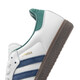 阿迪达斯 （adidas）男女鞋三叶草 Samba OG 德训T头鞋黑白经典情侣运动休闲板鞋潮 IH4882/白色/绿色/深蓝 36.5