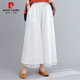 Pier Cardin Camiseta de gran tamaño para mujeres 200 Jin [Jin equivale a 0.5 kg] camisa de gasa de mamá Summer de manga corta Summer de nueve puntos de pierna ancha Traje de moda suelta para mujeres 9716 Tamaño rojo naranja Tamaño promedio pequeño [recomendado 100-135 Jin [Jin equivale a 0.5 kg]]]