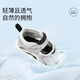 Dr. Jiang's summer boy's breathable step front shoes, baby toddler comfortable cartoon children's shoes, children's sandals, rice/silver, 20 feet length approximately 11.6-12.2